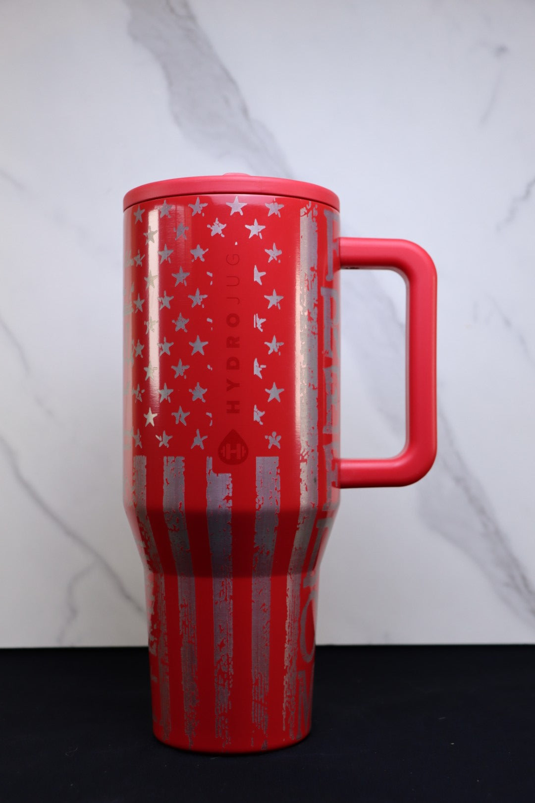 Freedom & Eagle on Red 40oz Hydrojug