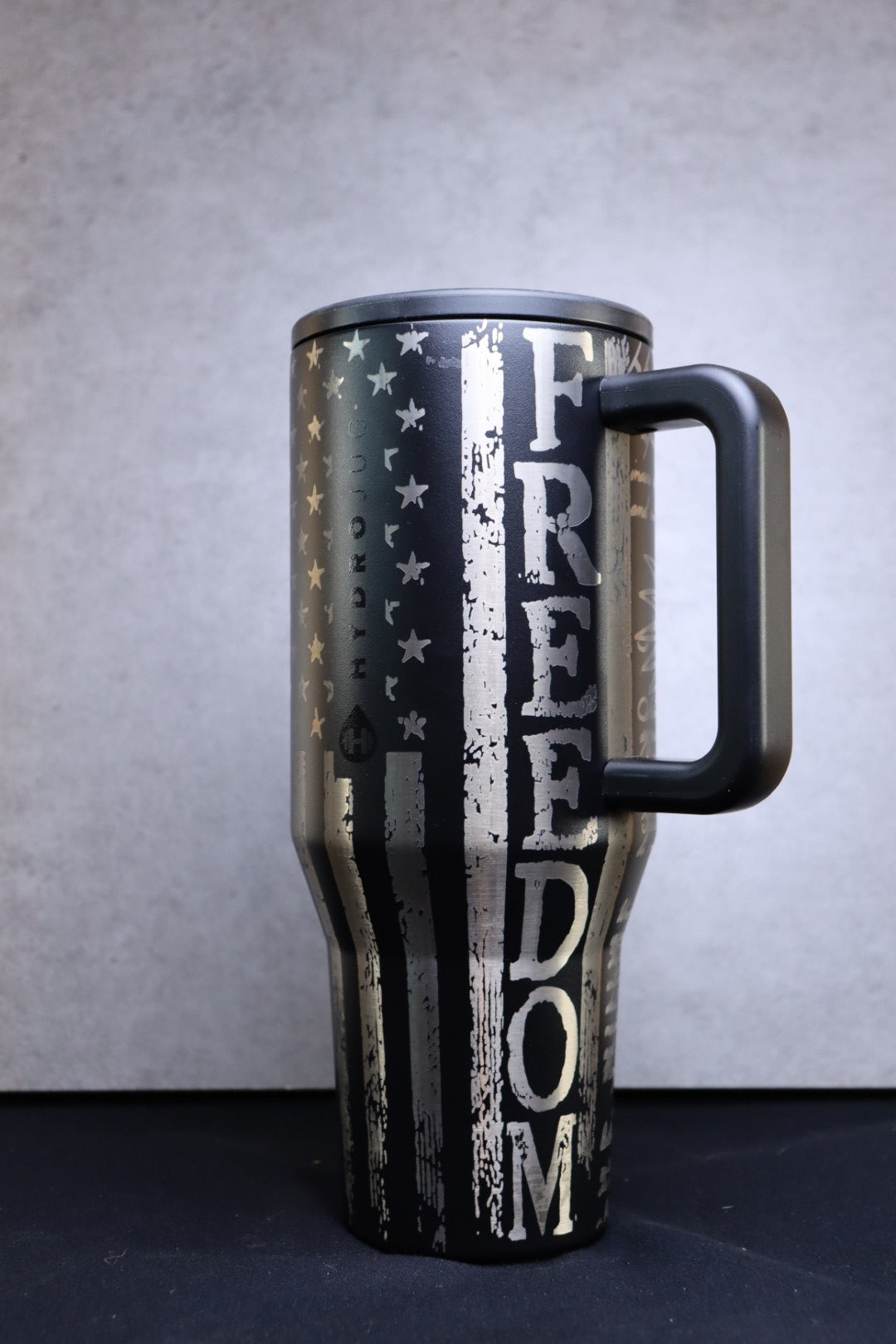 Freedom & Eagle on Black 40oz Hydrojug