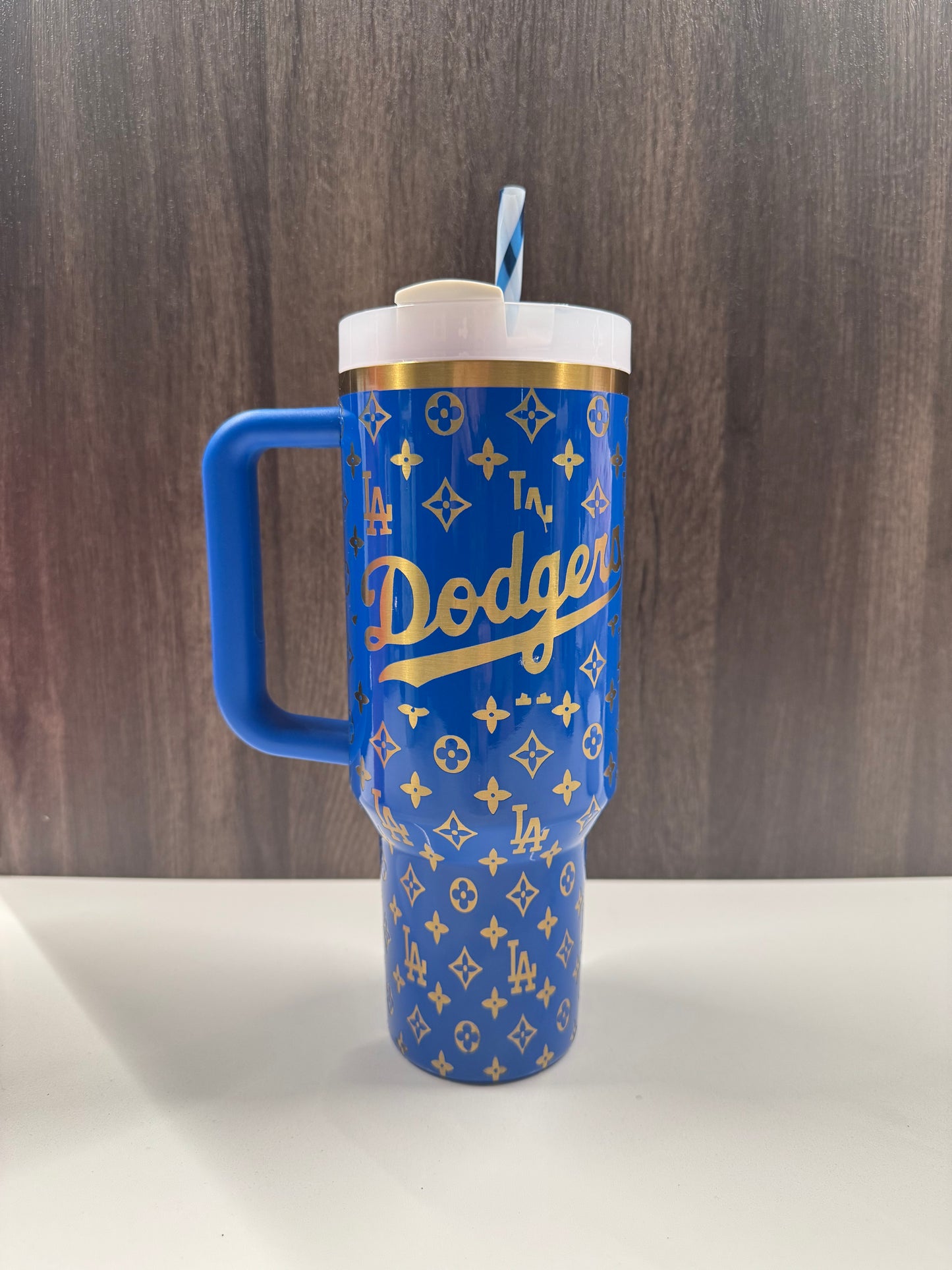 Dodgers World Series on Artic Twist 40oz Stanley