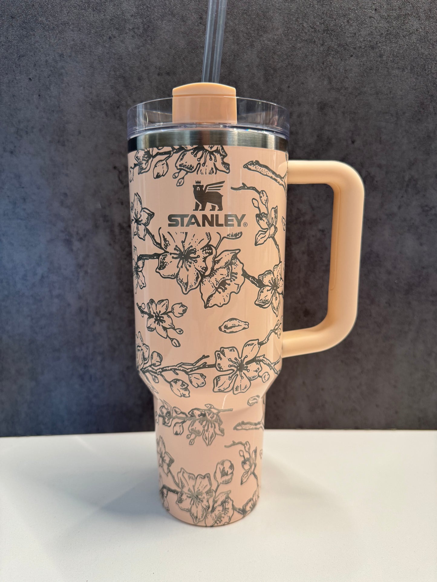 Cherry Blossoms on Glazed Donut 40oz Stanley