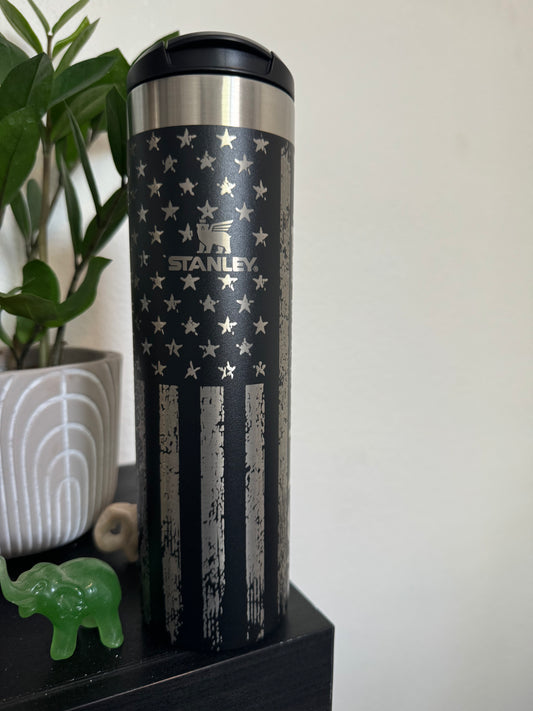 Stanley 20oz Aerolight Black Flag and Eagle