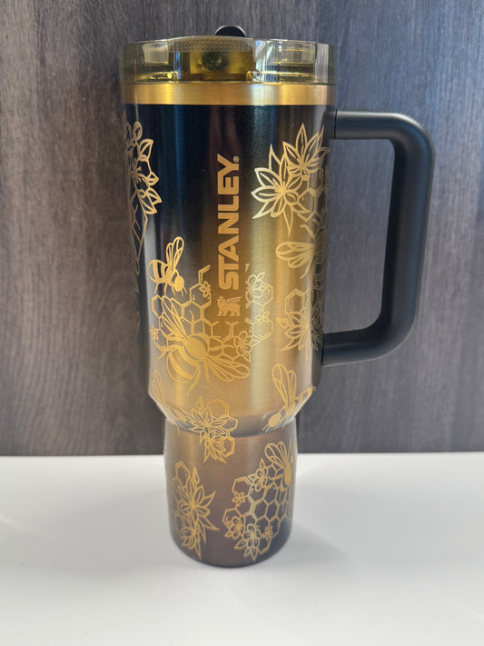Bees on Honey Gold 40oz Stanley Protour