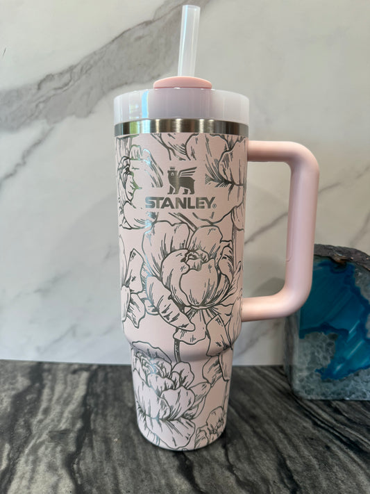 Peonies on Bloom 30oz Stanley