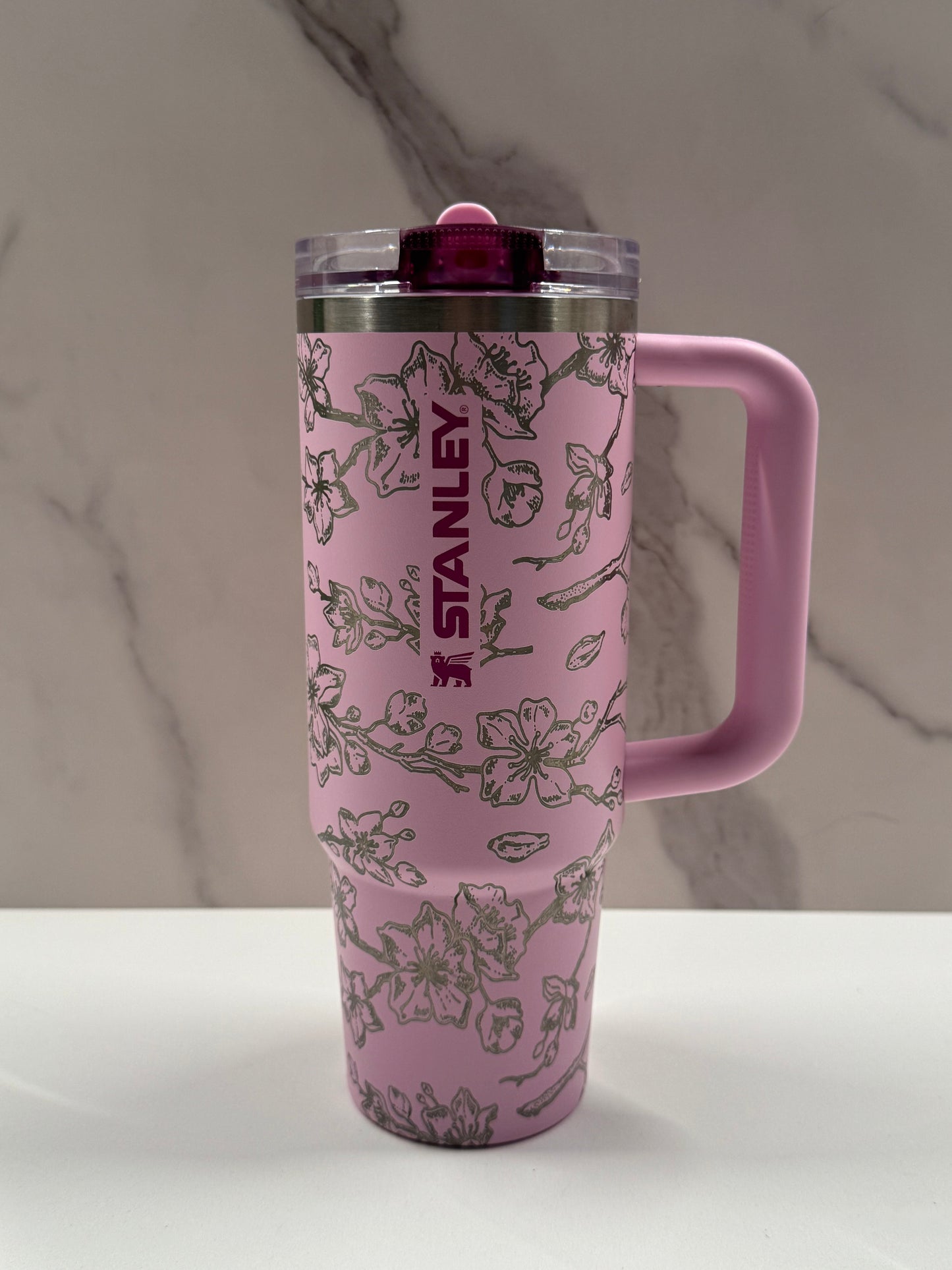 Cherry Blossoms on Cherry Blossom 30oz Stanley