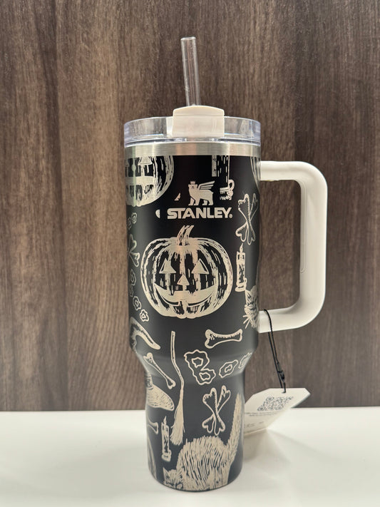 Spooky Things on Black 40oz Stanley