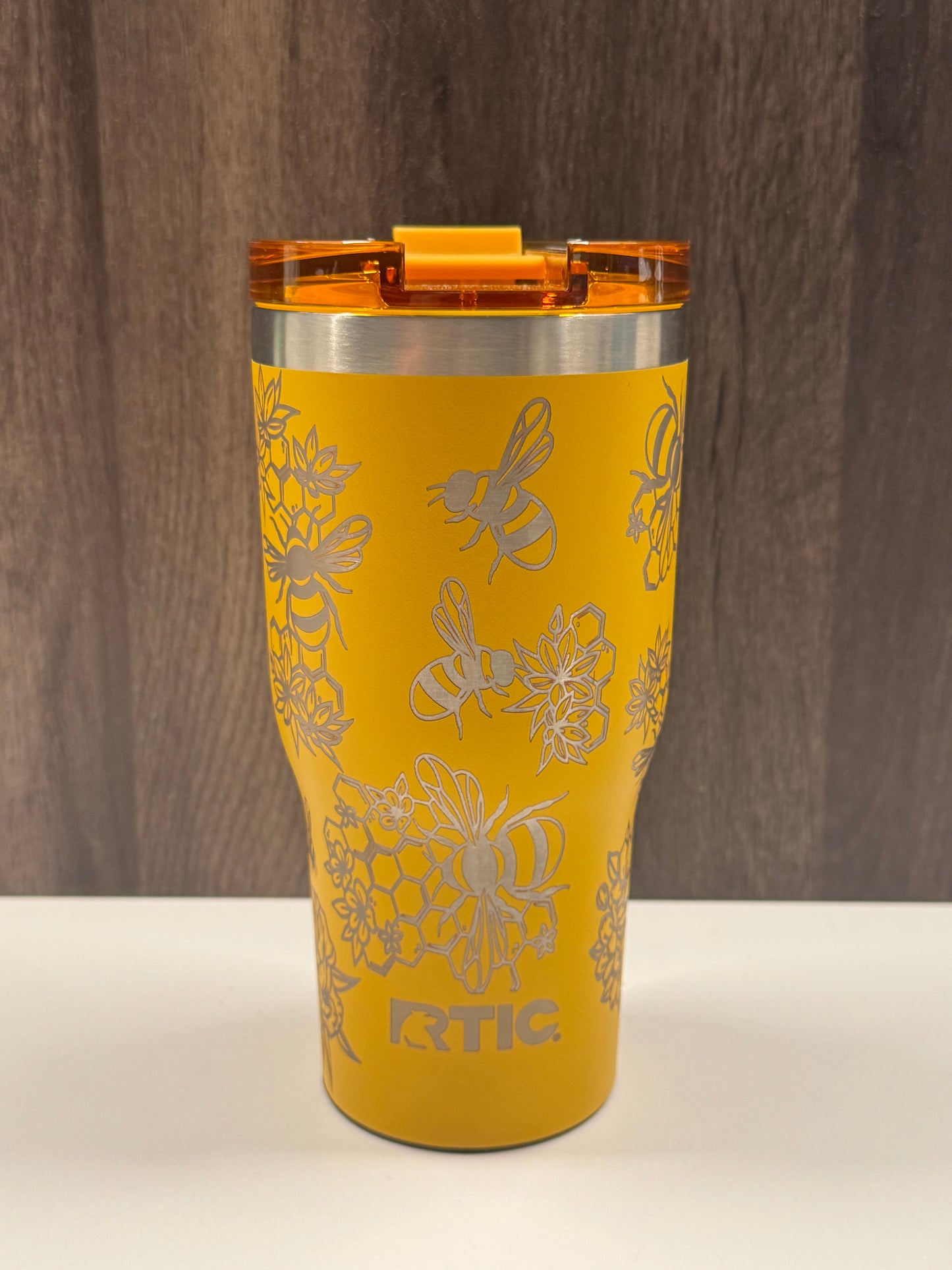 Floral Bees on Harvest 30oz RTIC Ceramic