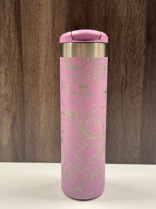 Peonies on Lilac 20oz Stanley Transit Bottle