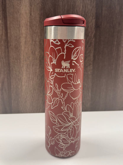 Magnolias on Cranberry 20oz Stanley Transit Bottle