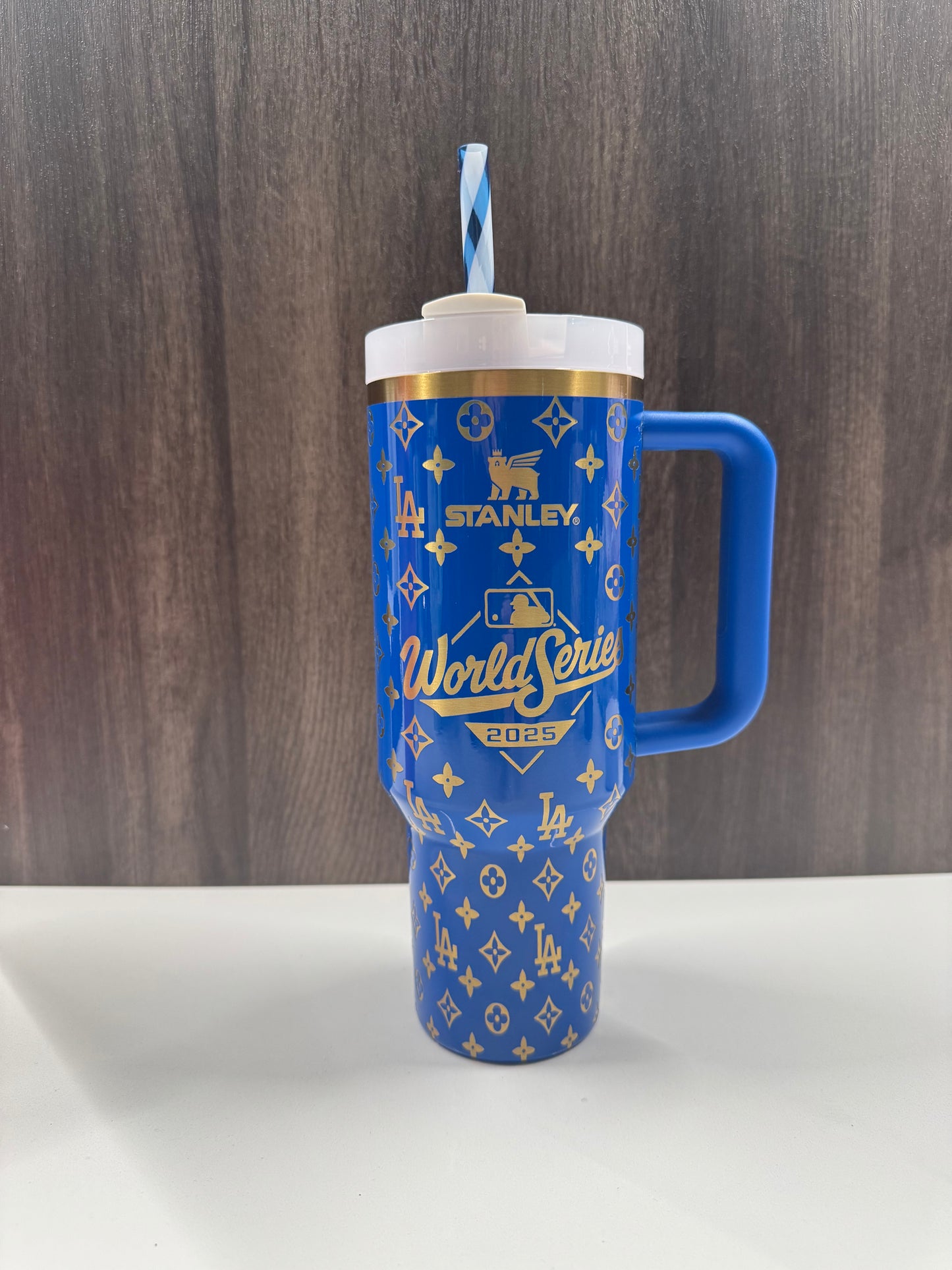 Dodgers World Series on Artic Twist 40oz Stanley