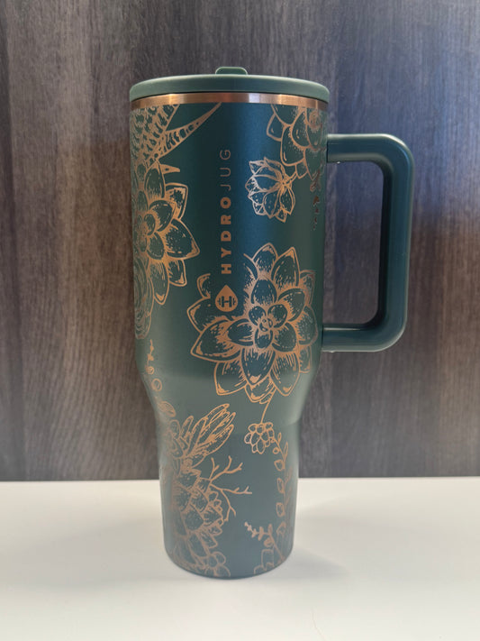 Succulents on Pine 40oz Hydrojug