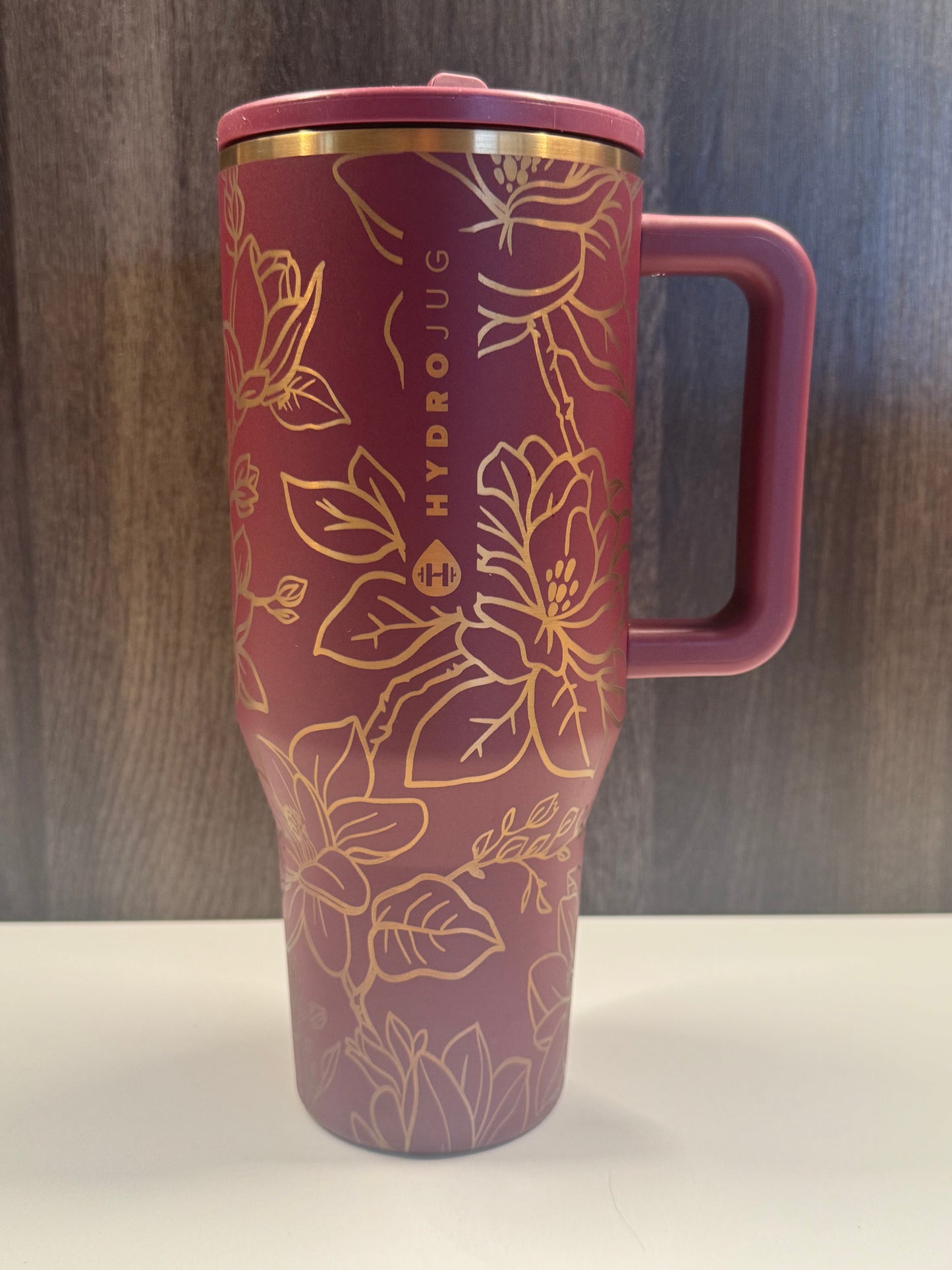 Magnolias on Merlot 40oz Hydrojug