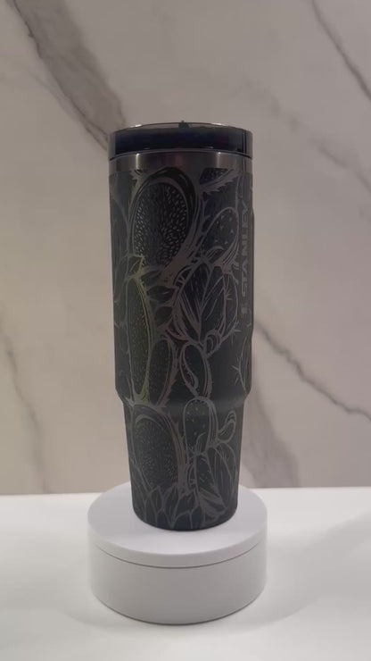 Cactus on Black Moon 30oz Stanley Protour