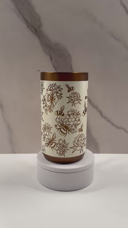 Floral Bees on Gilded Sugar 24oz Stanley Camp Mug