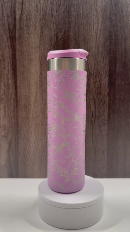 Peonies on Lilac 20oz Stanley Transit Bottle