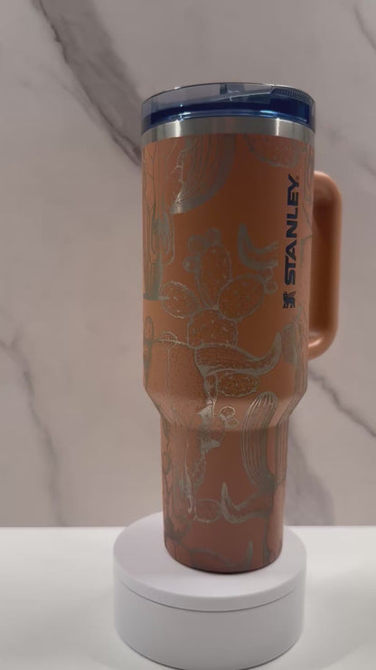 Cow Skull & Cacti on Toast  40oz Stanley Protour